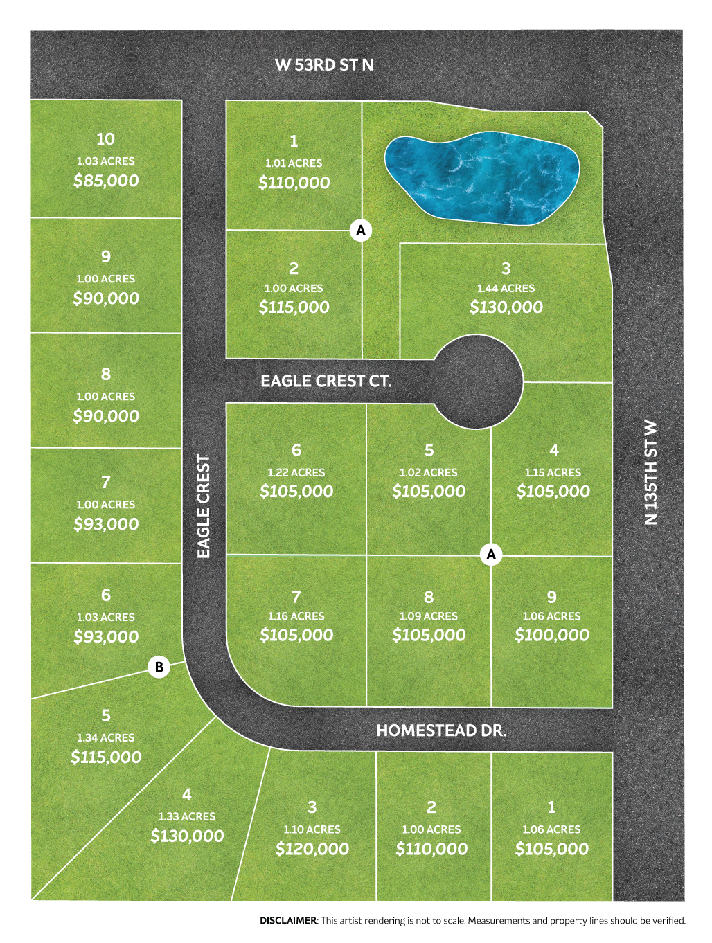 Eagle Ridge Plat Map